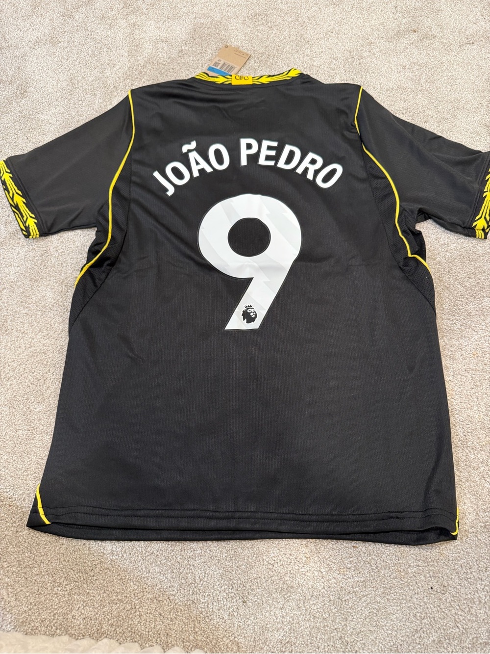 Nike Chelsea 26/27 away João Pedro #9 Black slim fit soccer jersey